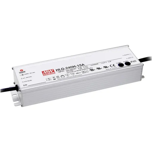 MEAN WELL HLG-240H-24A LED Driver, LED Transformer Constant Voltage