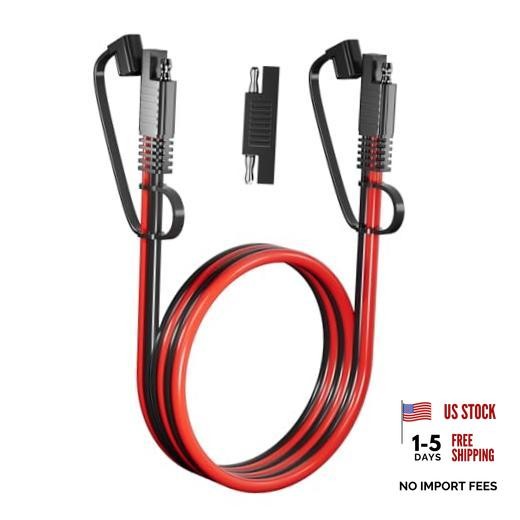 BERLAT 16AWG SAE Extension Cord - DC Power Automotive Extension Cable 1.65FT