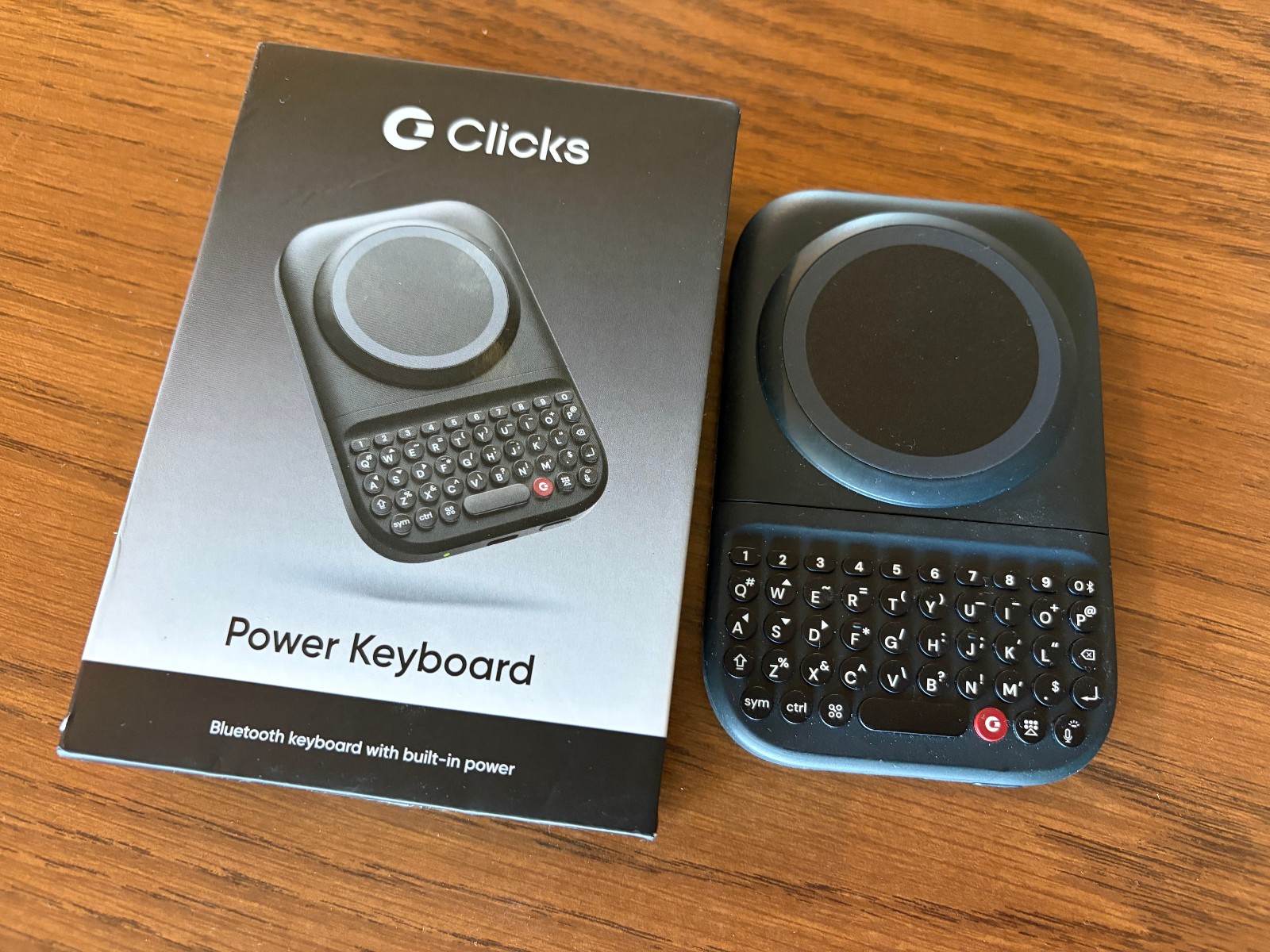 Clicks Power Keyboard CP-1000 Bluetooth Magsafe Backlit Built-In Battery Black