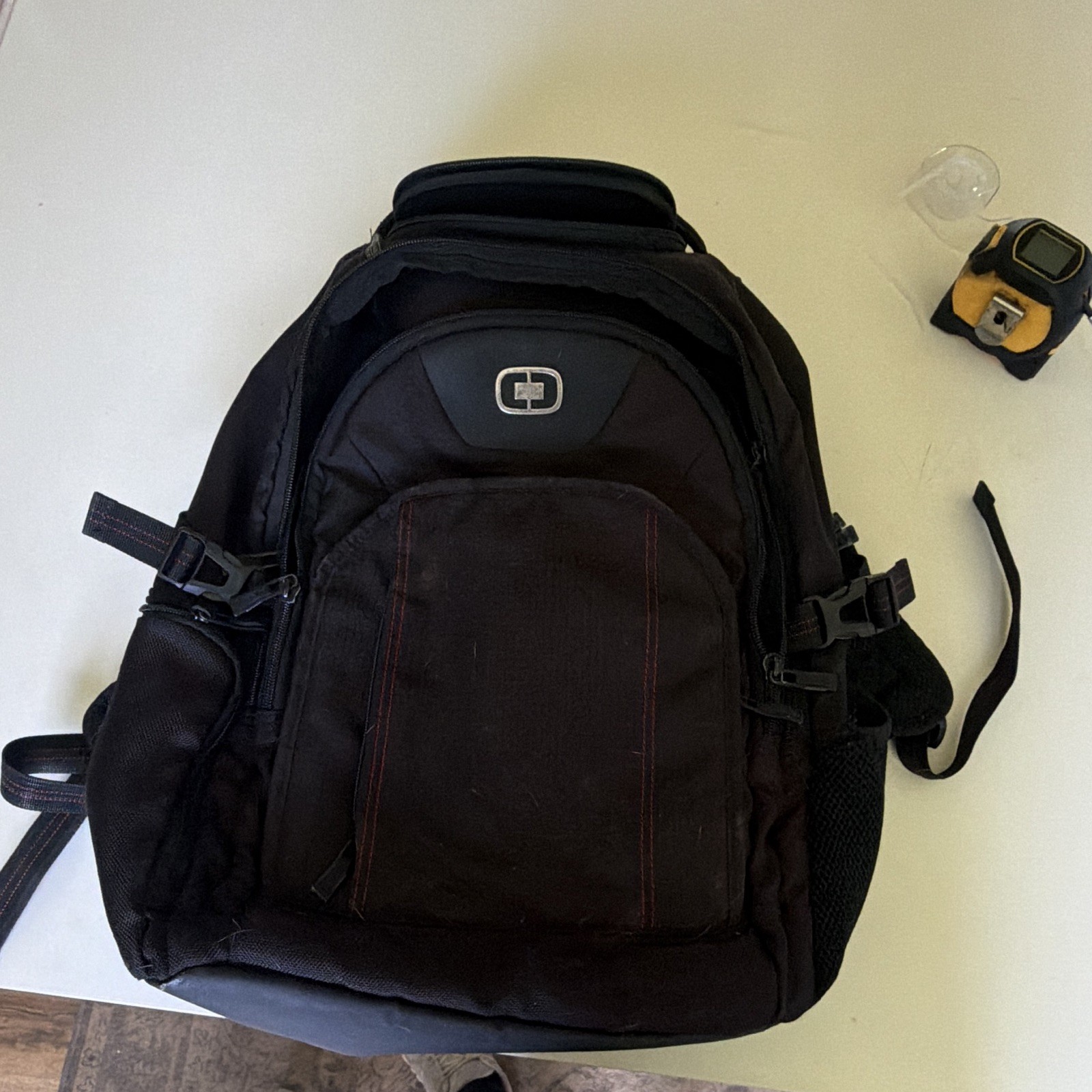 OGIO Airflow Black Nylon Laptop Backpack Padded Sleeve Fits 15 in Laptop