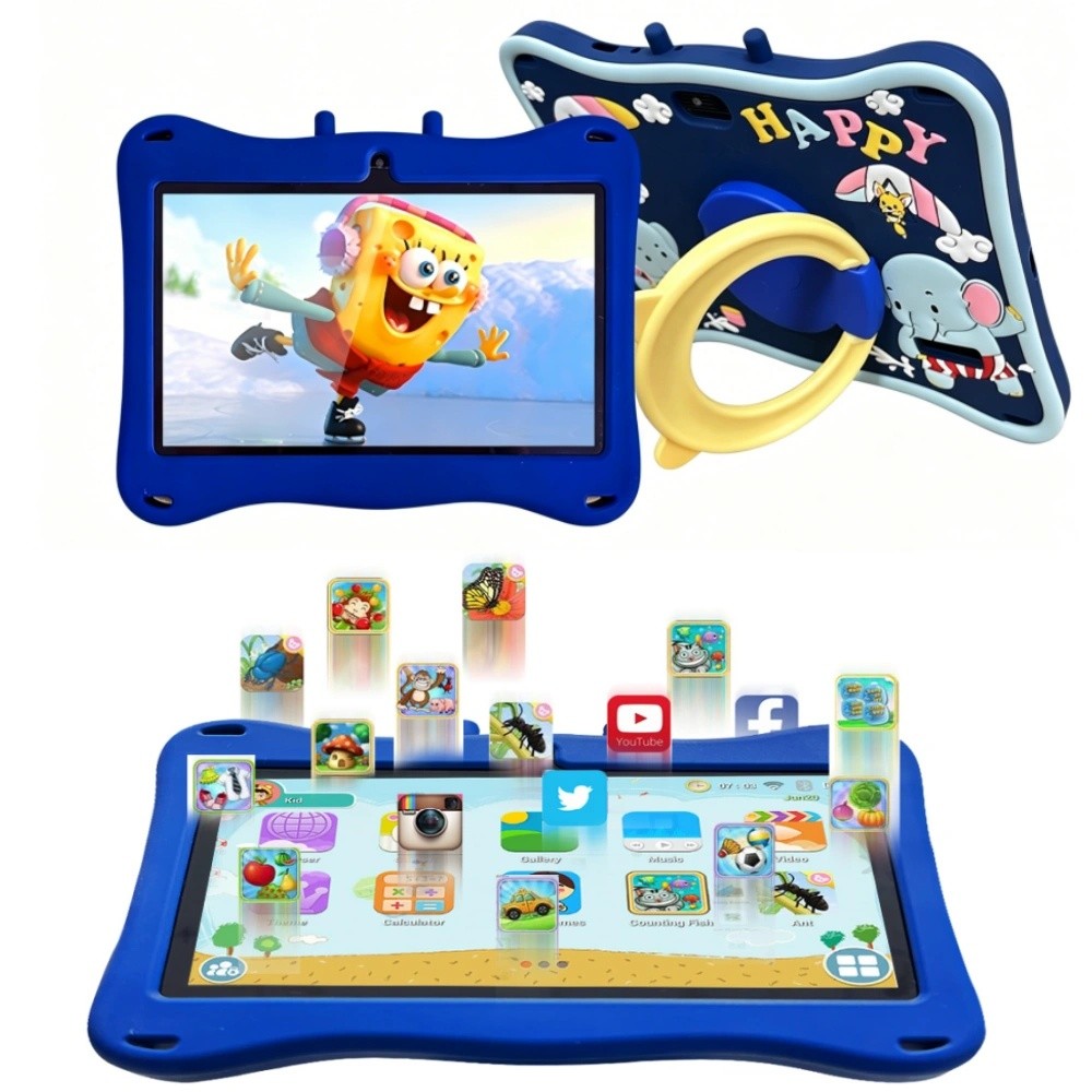 Kids Tablet 7in Android 13 8GB 64GB Learning Educational Touchscreen HDDevice