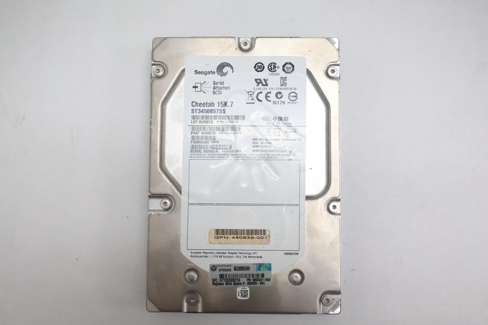Seagate Cheetah 15K.7 450GB 15K RPM SAS 3.5" Enterprise HDD ST3450857SS Tested