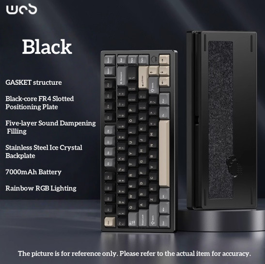 WOB RAINY75 Custom Mechanical Keyboard with Wireless Bluetooth for Gaming