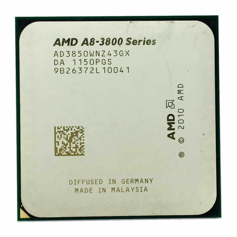 AMD A8-Series A8-3850 CPU Quad-Core 2.9 GHz 4M Socket FM1 Processor
