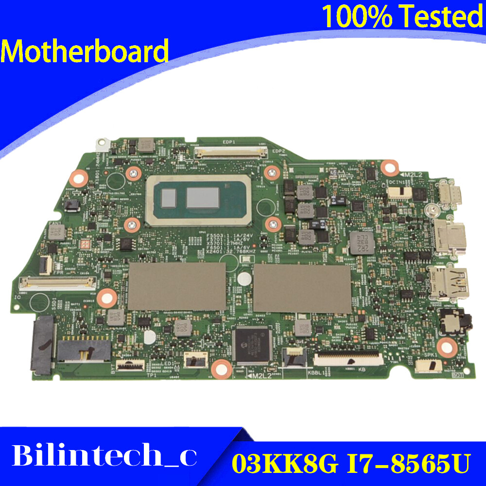FOR DELL Inspiron 13 7380 Laptop Motherboard 3KK8G 03KK8G 17945-1 I7-8565U