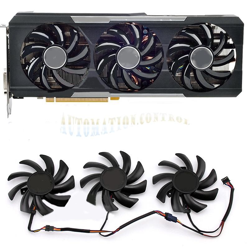 85mm For Sapphire Tri-X Vapor-X R9 280X 290 290X 390 390X Graphics Card fan 4pin