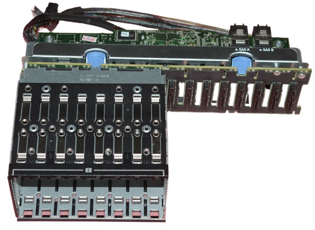 16 BAY HDD BACKPLANE & CAGE SFF UPGRADE DELL POWEREDGE R720 8 BAY SFF SERVER