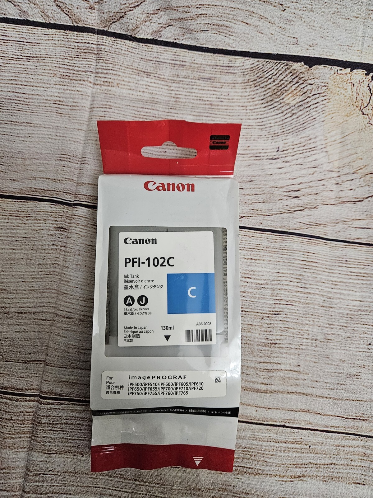 Genuine Canon 0896B001 Cyan Ink Cartridge Exp 2019.10