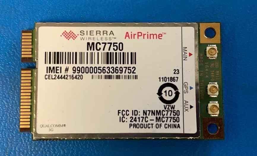 Sierra AirPrime MC7750 HSPA + LTE EV-DO 4GModul PCIE Wireless WWAN Verizon