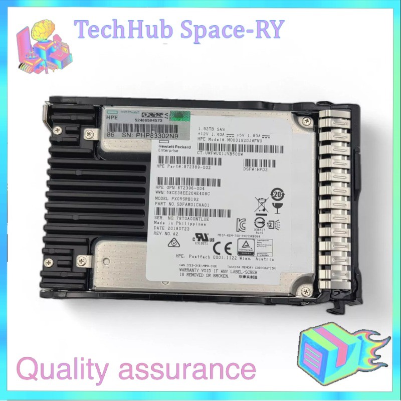 NEW HPE 1.92TB SAS 12G 2.5" GEN9 GEN10 Server SSD Replace 875326-B21 875684-001