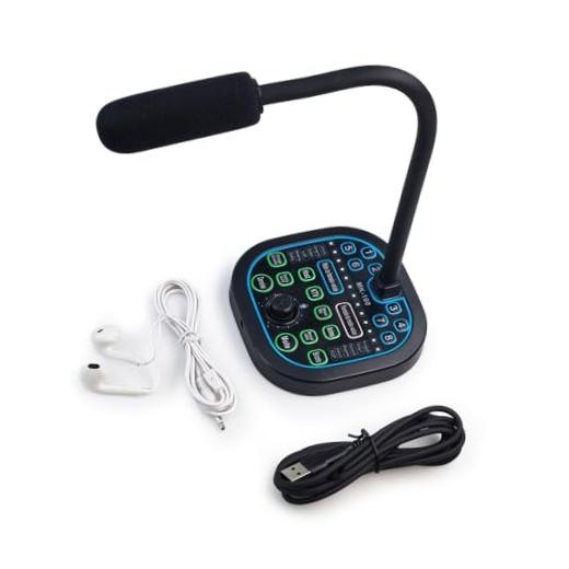 Voice Changer Device, Voice Modulator Changer Microphone Mini Sound 2025237-01