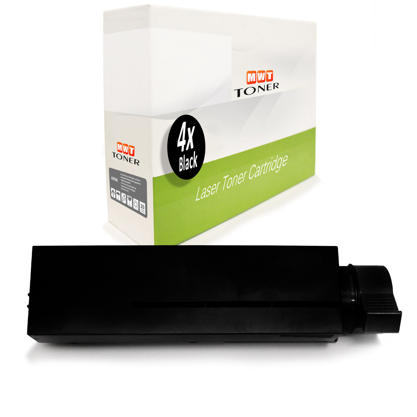 4x MWT Cartridge XXL for OKI B-412-DN