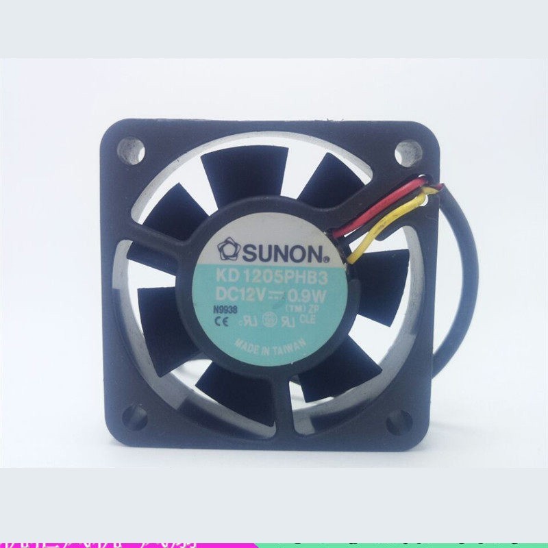 1PCS SUNON KD1205PHB3 DC 2V 0.9W 5015 3-wire cooling fan
