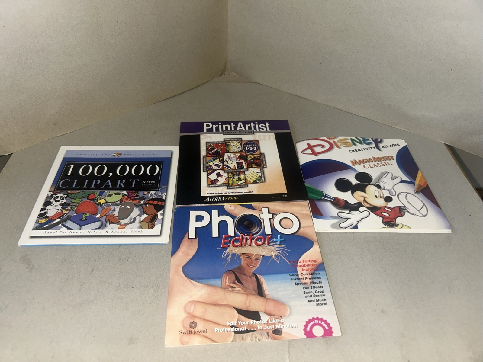 Vintage Computer Software Cds Lot Of 4