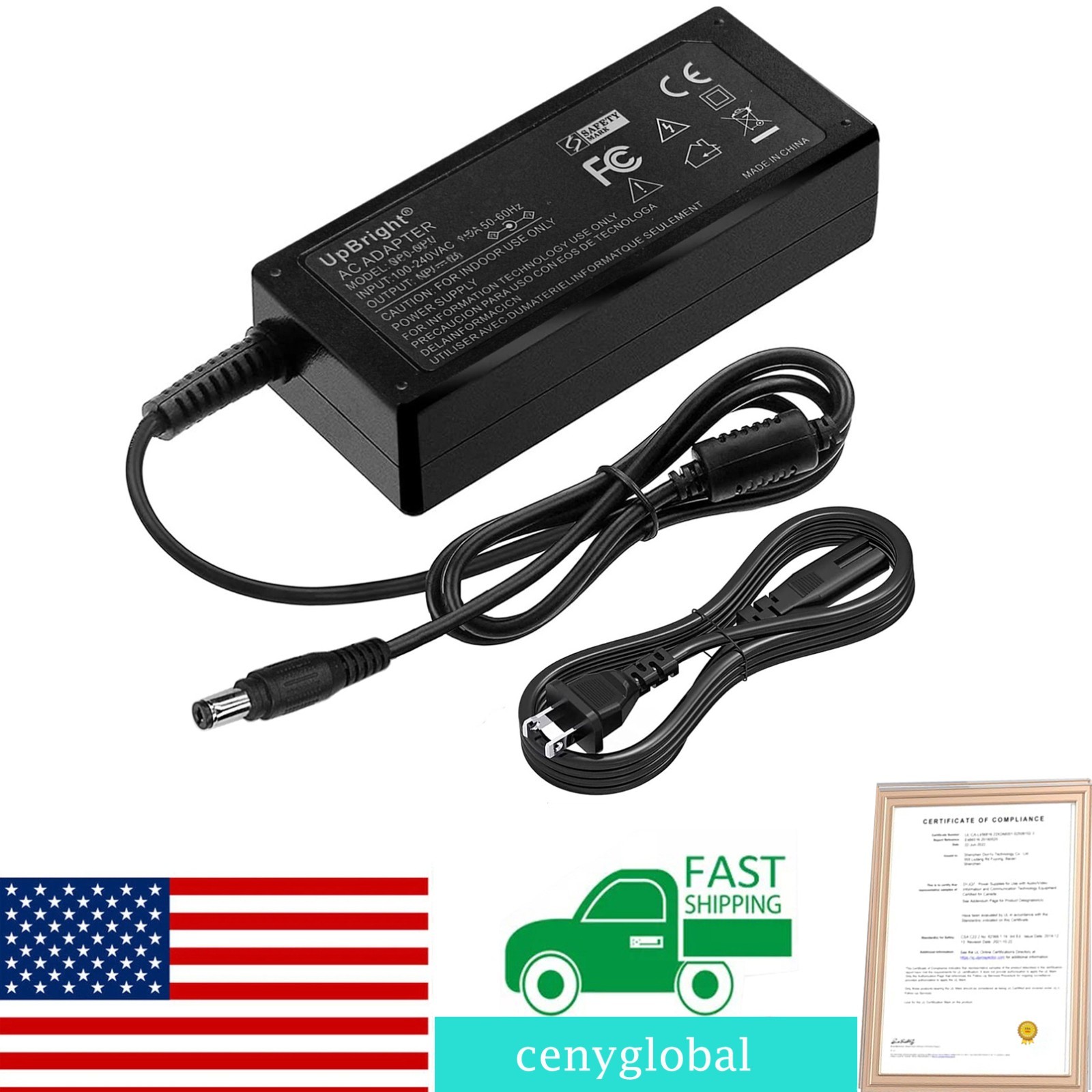AC Adapter For Netgate SG-2220 SG-2440 SG-4860 PFSense Security Gateway Firewall