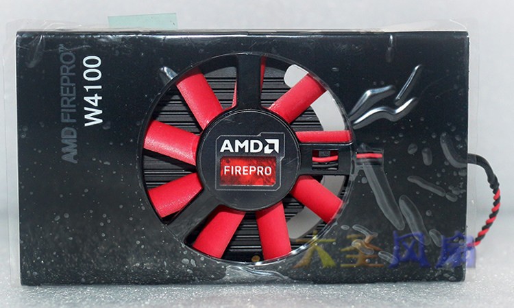 Radiator For AMD FirePro W4100 W600 Graphics Card Heat Sink Hole Spacing 43*43mm