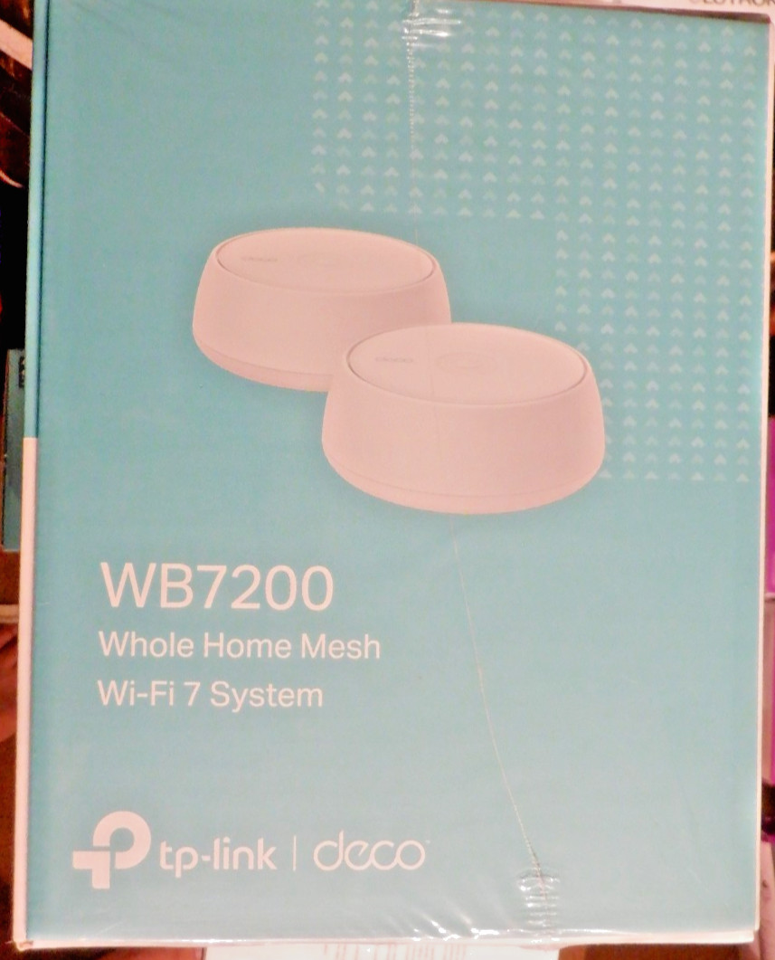 TP-Link  deco BE3600 Whole Home Mesh Wi-Fi 7 System Model# WB7200 (2 Pack) White