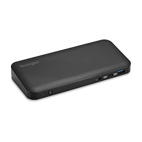 KENSINGTON SD4840P TRIPLE 4K DISPLAY USB-C DRIVERLESS DOCKING STATION - BLACK