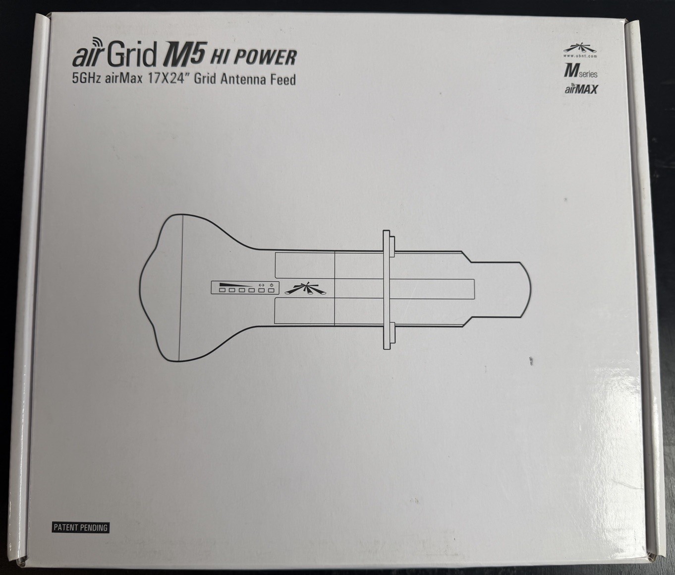 NEW Ubiquiti Networks airGrid M5 Hi Power 5GHz airMAX 17x24 Grid Antenna Feed