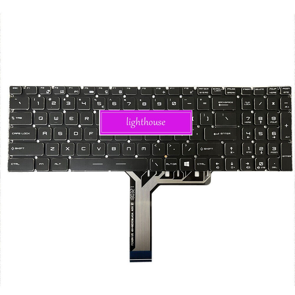 New Colorful Backlit Keyboard For MSI Steel GS60 GS70 GS72 GT72 GE62 GE72 GS73VR