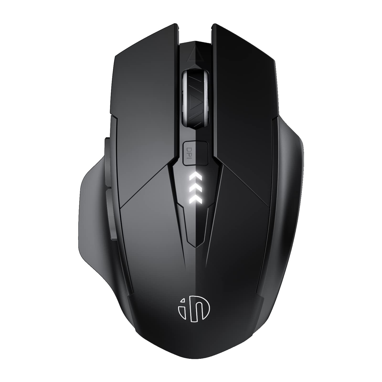 Bluetooth Wireless Mouse Upgraded Visible Battery 2400 DPI Silent Ergonomic PC