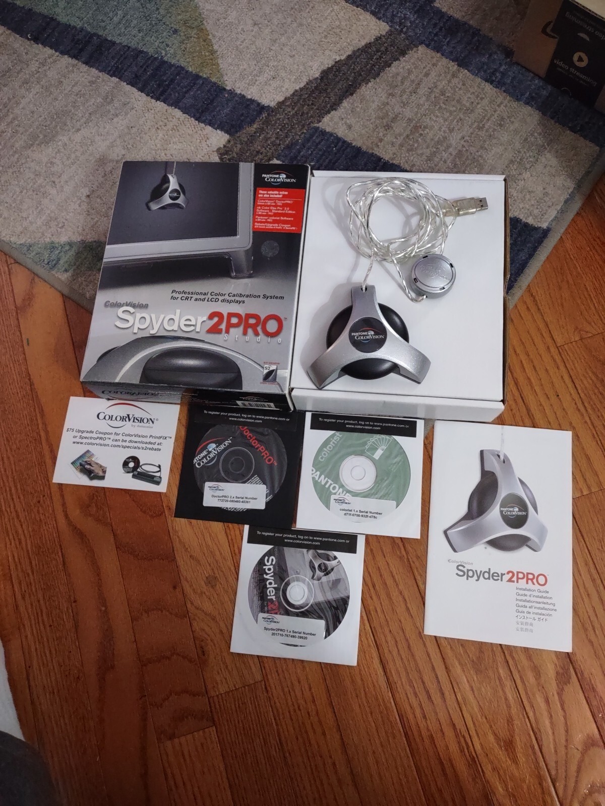 ColorVision SPYDER2PRO Studio Color Calibration For Crt / Lcd Displays Complete