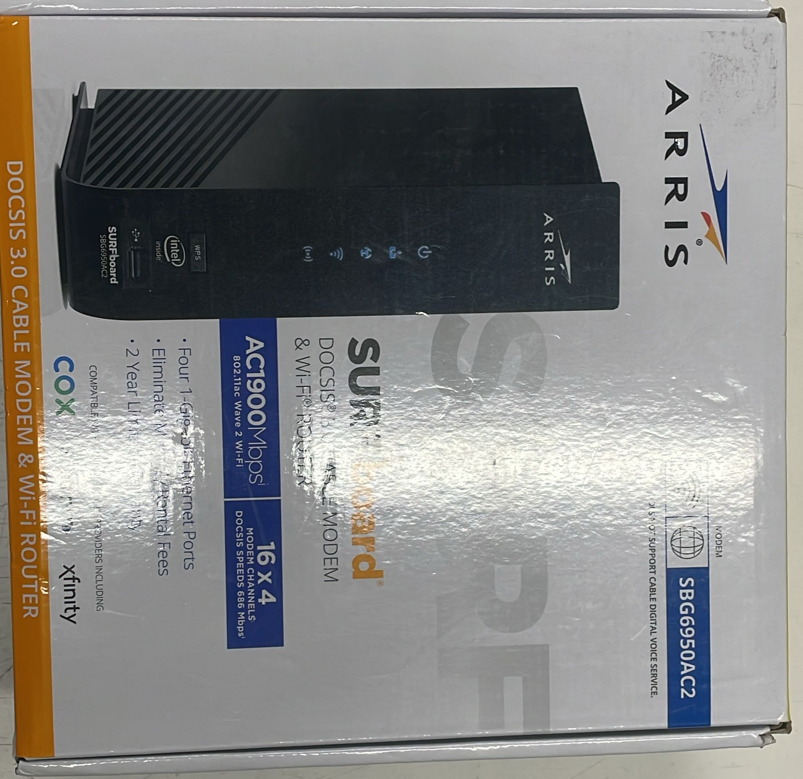 ARRIS Surfboard SBG6950AC2 Cable Modem & Wi-fi Router USED