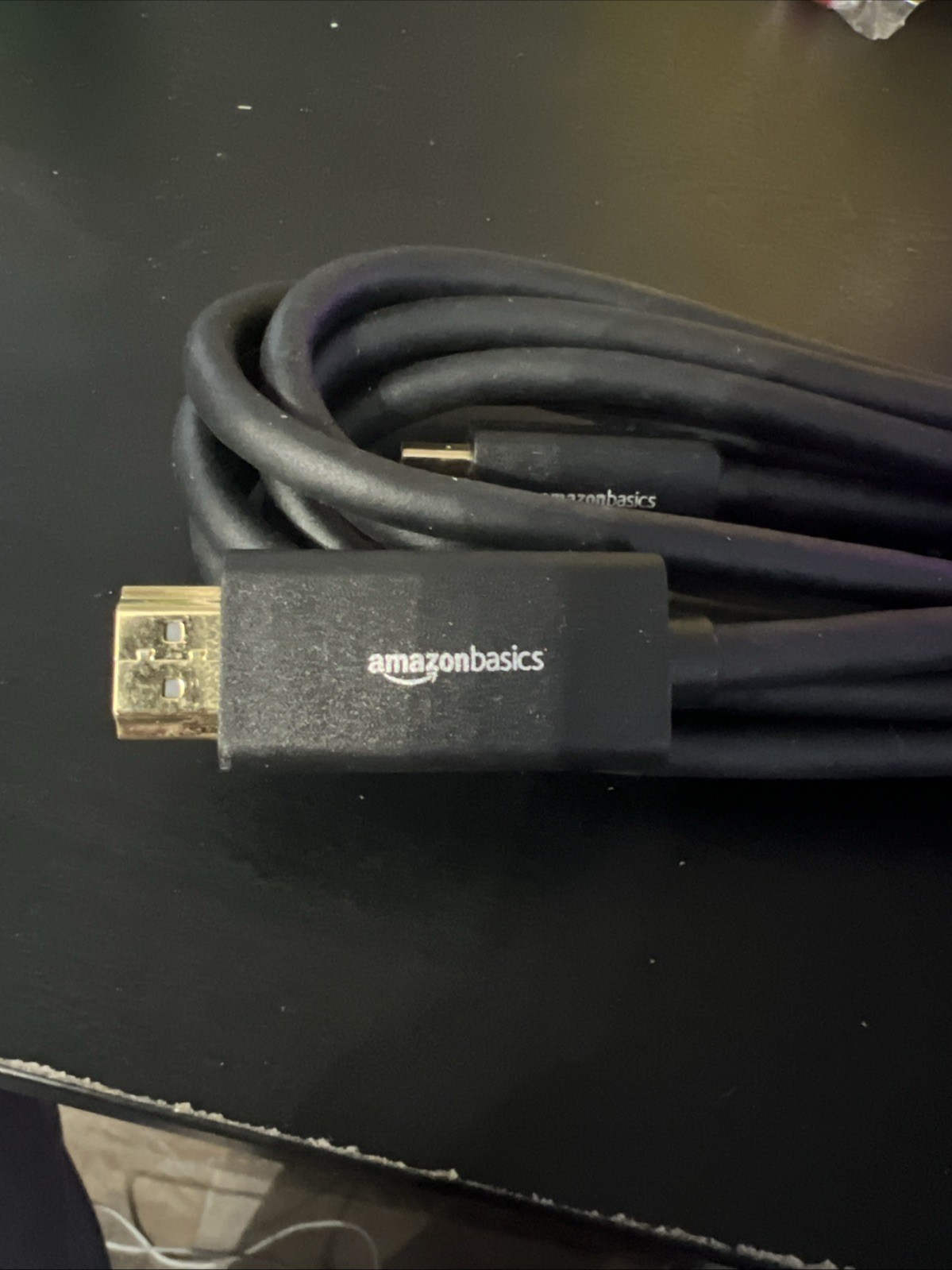 Amazon Basics HDMI to VGA Display Cable Gold-Plated, Non-Bidirectional