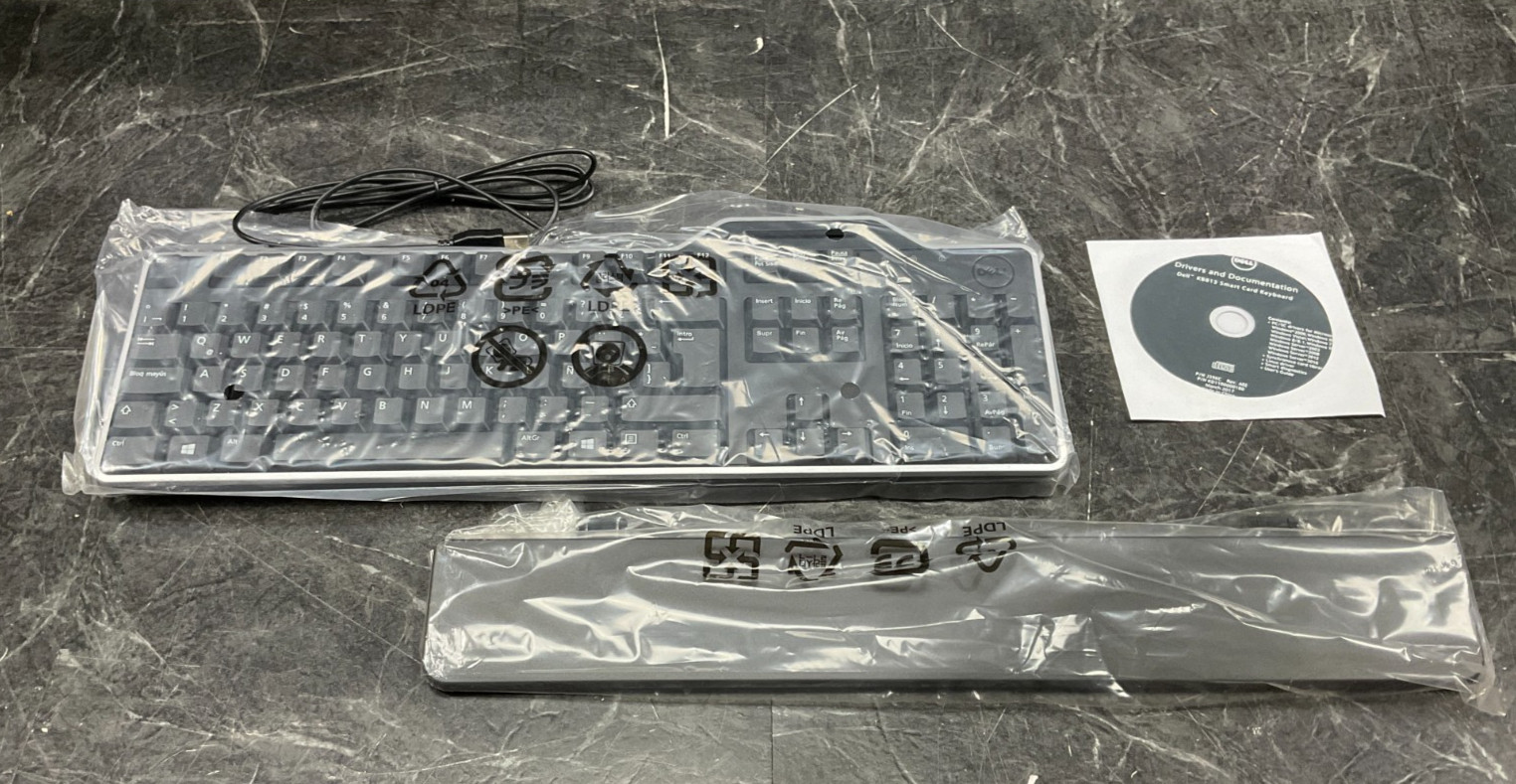 Dell KB522 USB Multimedia Keyboard KB522-BK-US ✅❤️️✅❤️ SPANISH KEYBOARD