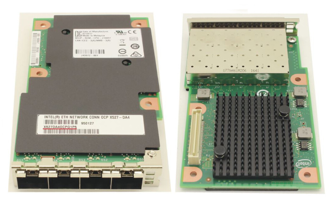 NEW Fujitsu Intel X527-DA4 4x 10Gb SFP+ X527DA4OCPG1P5 Network OCP Adapter Card