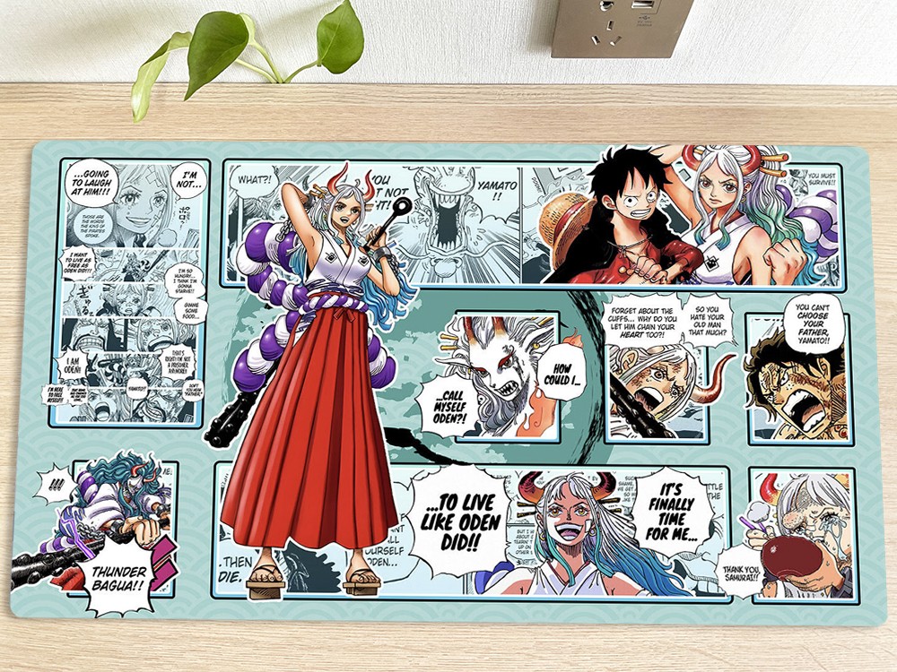 O-P Yamato Table Playmat CCG OPCG Play Mat Trading Card Game Gaming Pad Mousepad