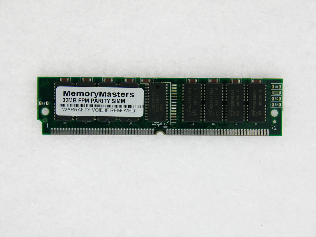 32MB 72pin SIMM MEMORY RAM 8x36 WITH PARITY FPM FP Fast Page 60NS 5V RAM ECC