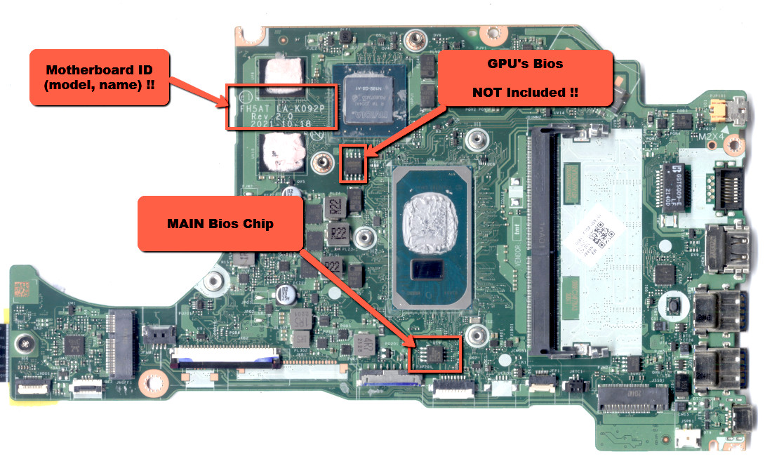 BIOS for Acer Aspire 5 A515-56G For Motherboard: FH5AT LA-K092P REV 2.0 ()