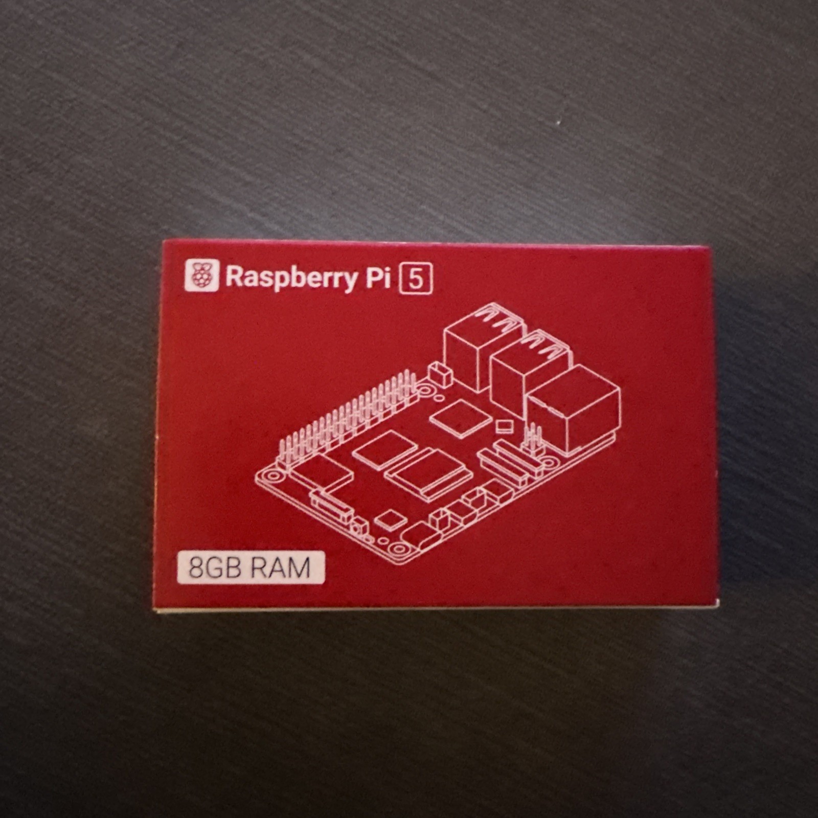 Raspberry Pi 5 Model B 8GB RAM 2,4 GHz Quad-Core WLAN Bluetooth NEU