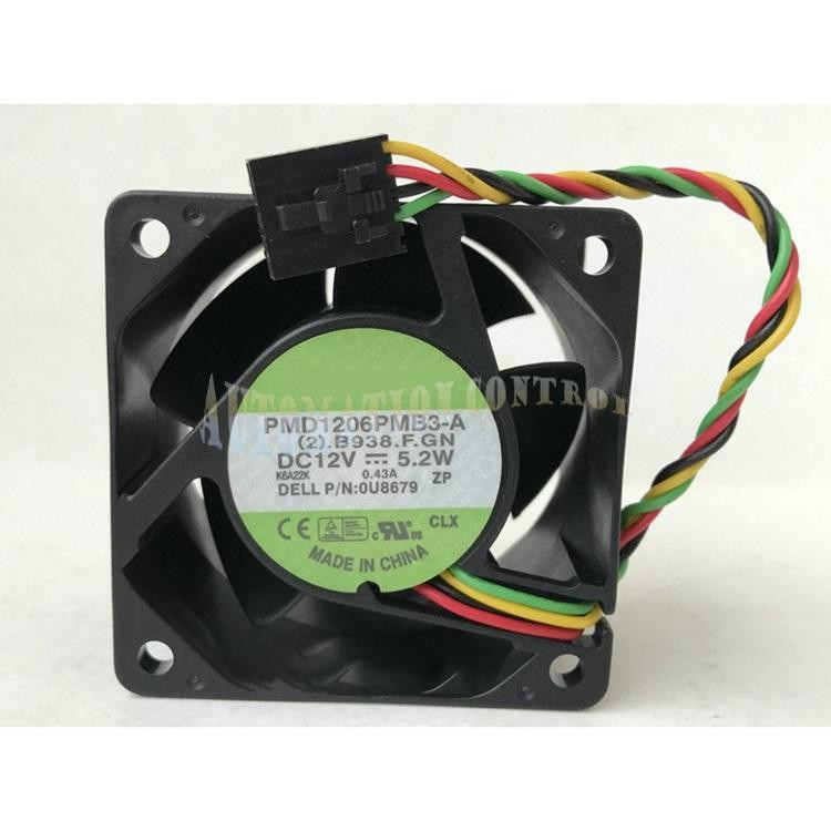 For SUNON PMD1206PMB3-A 60*38mm 12V 5.2W 3.4W Cooling fan for DELL Server 4Pin