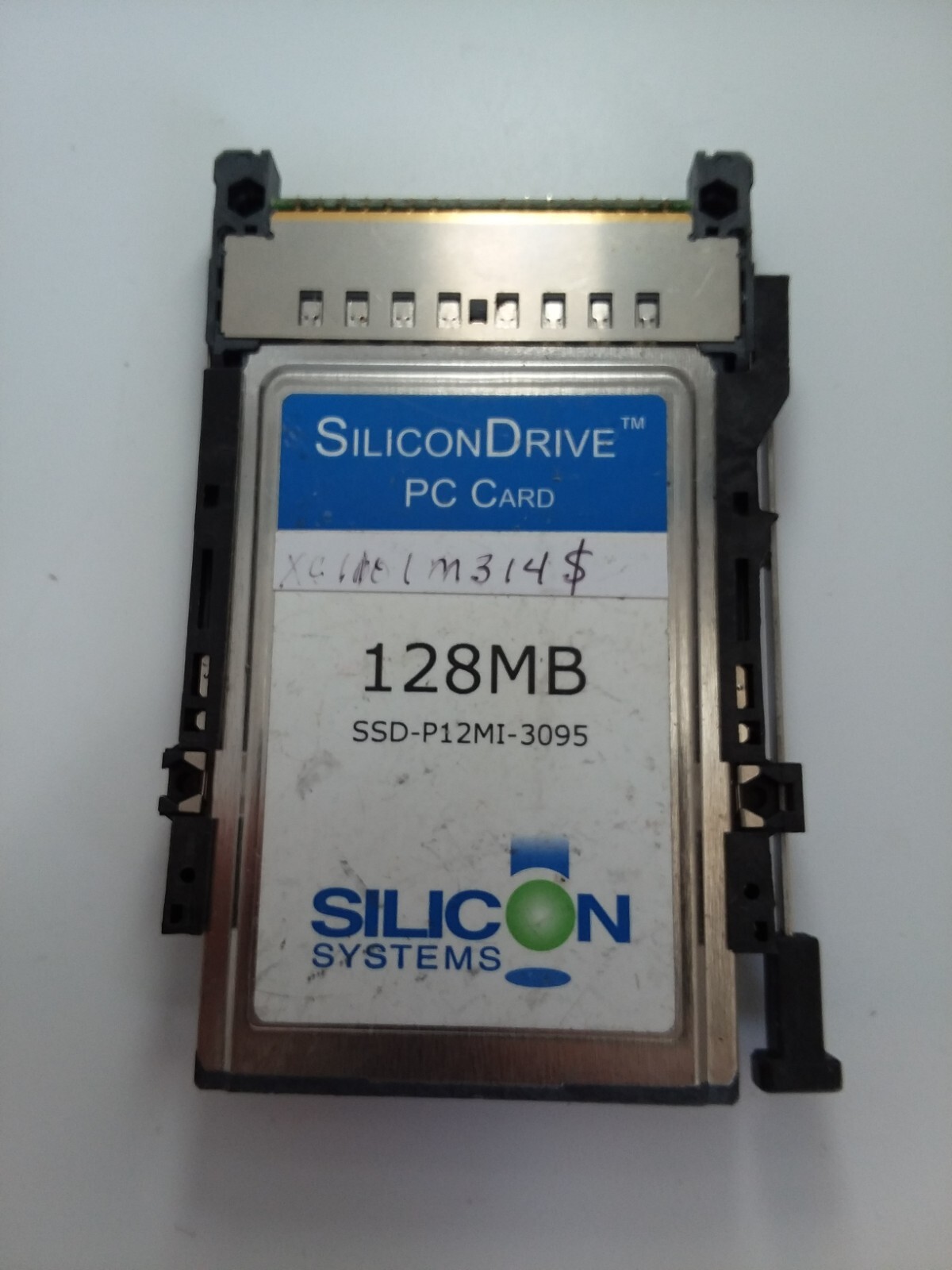 SILICON DRIVE SSD-P12MI-3095 FLASH MEMORY CARD 128 MB PC CARD -40°C~85°C