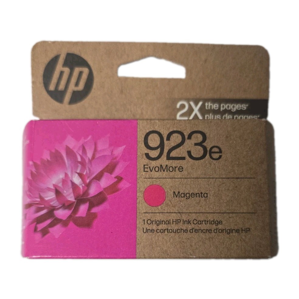 HP 923e EvoMore High Yield Magenta Ink Cartridge 4K0T5LN Expired Dec 2025