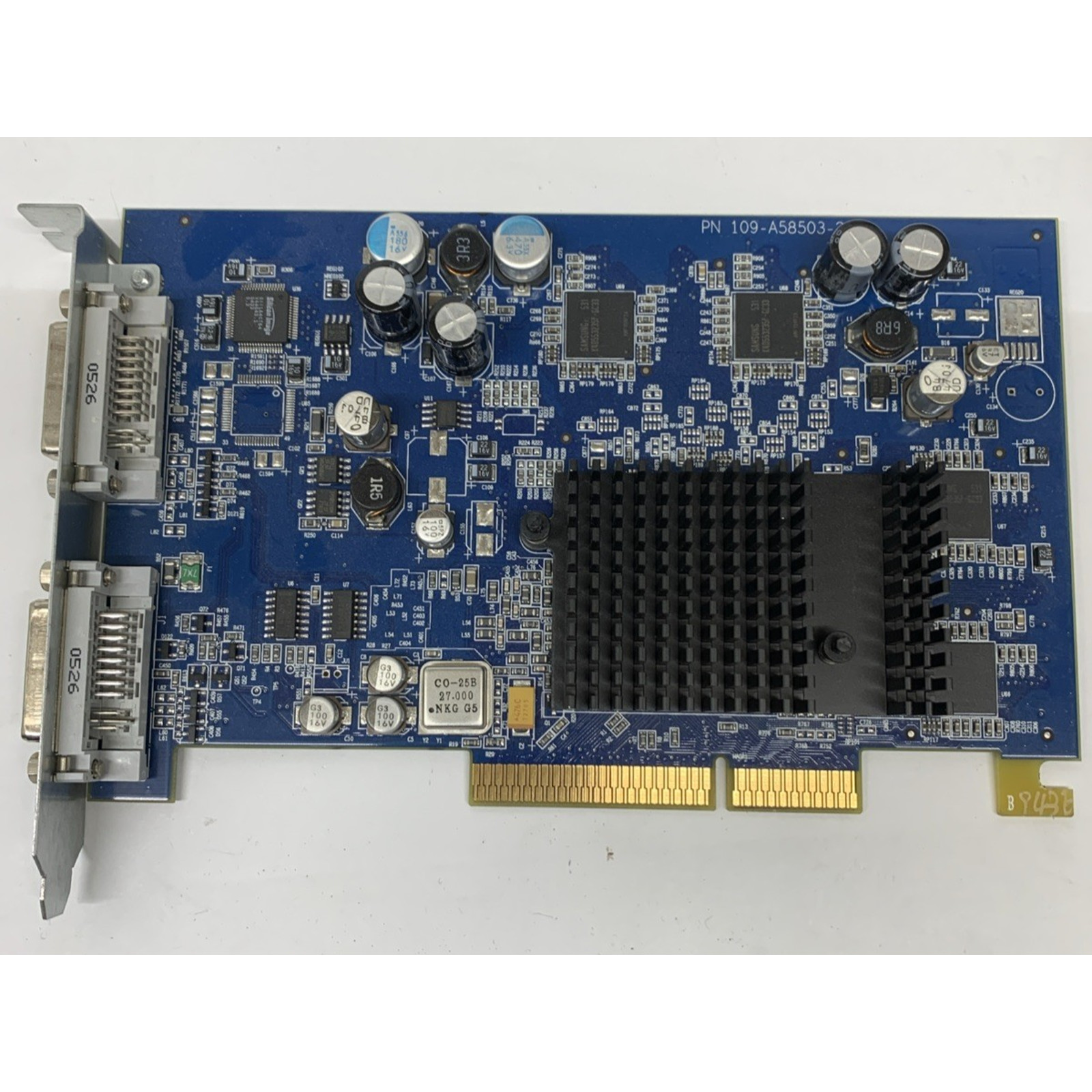 ATI Radeon 109-A58503-20 Graphics Card Tested GPU DVI VGA Good Condition