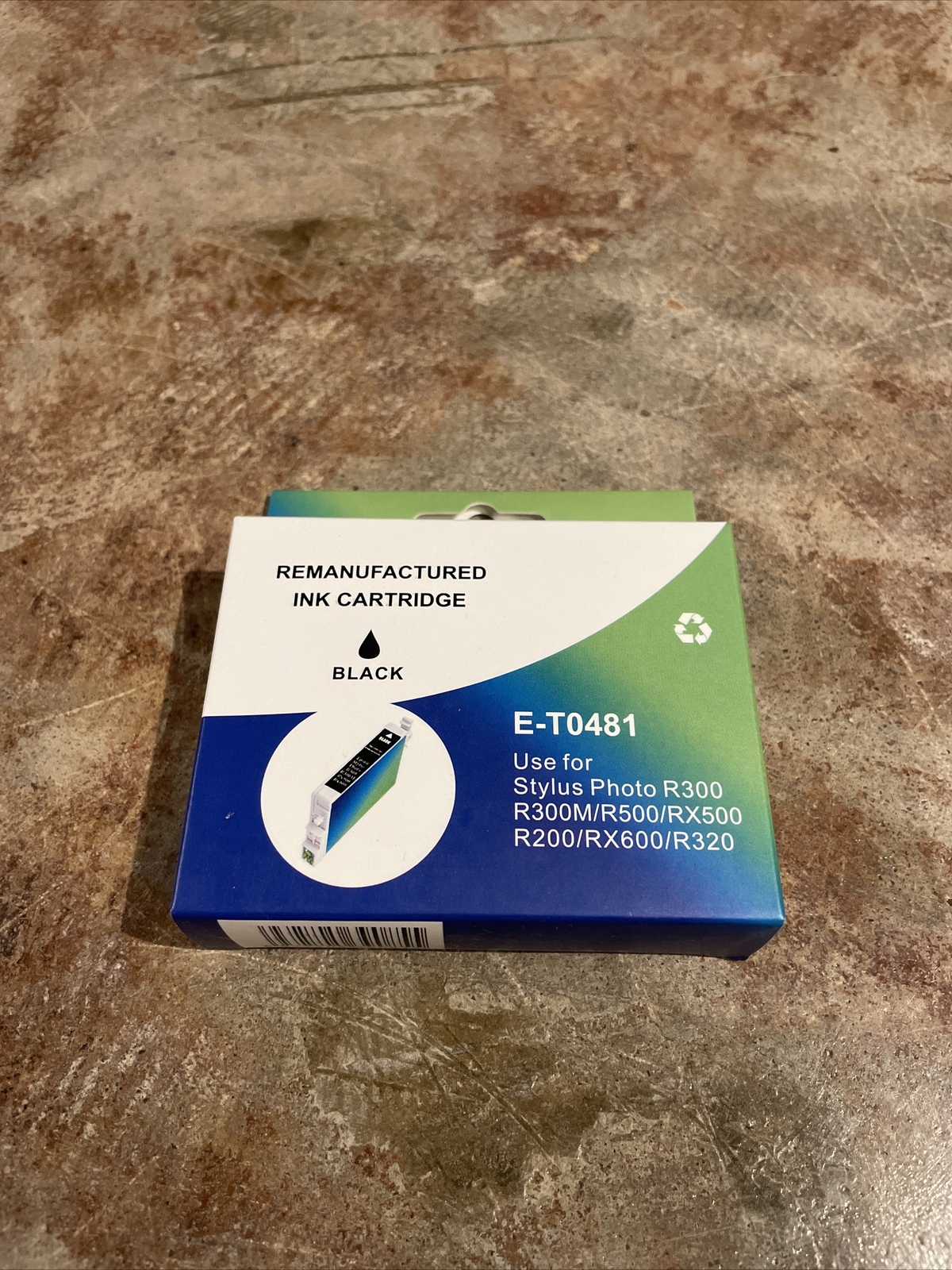 Green Project E-T0481 Black Ink Cartridge Replaces Epson T048120