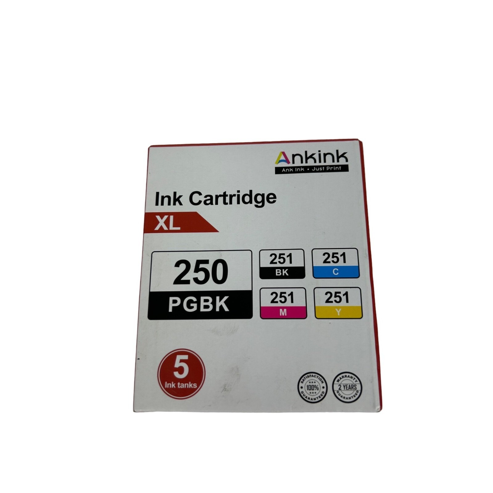 Ankink INK -Compatible 250 251 Ink Cartridges for Canon 250 XL