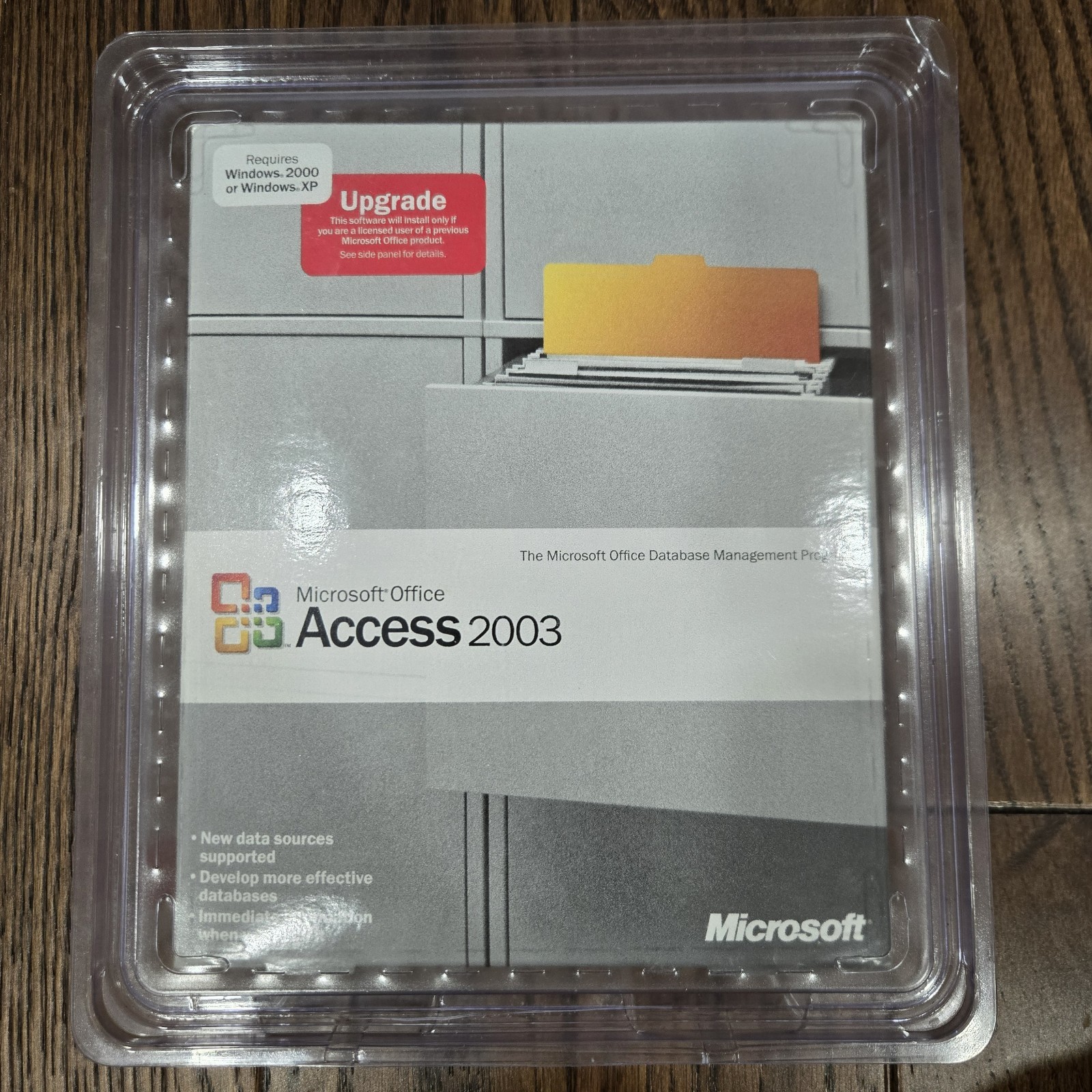 Microsoft Office Professional 2003 Upgrade CD Word Excel Access Outlook (