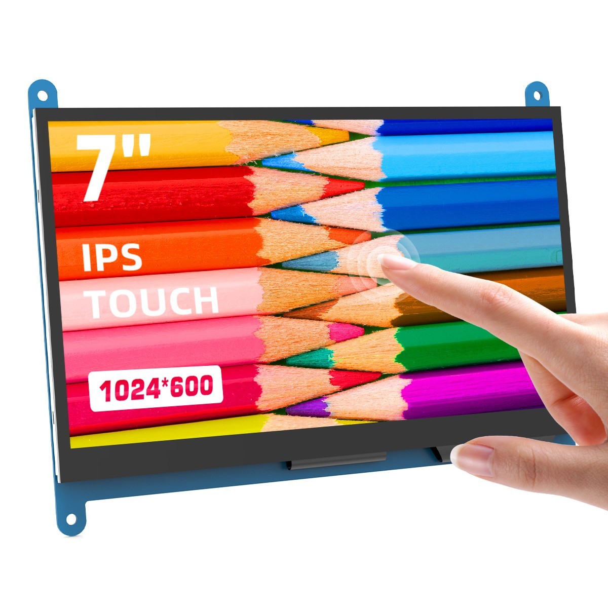 7 inch Touchscreen 1024*600 Small HDMI Monitor Portable PC Second Gaming Screen