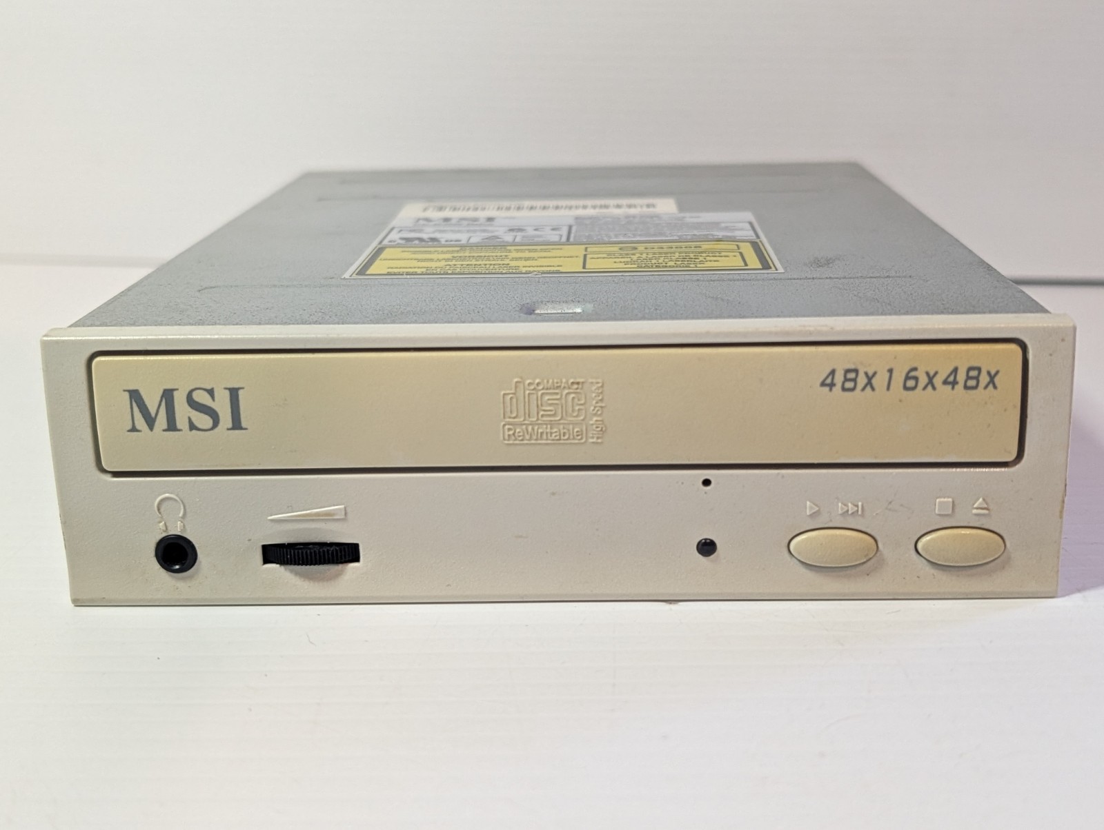 Vintage PC MSI CD-R Rw Drive High Speed 48x16x48x MS 8348