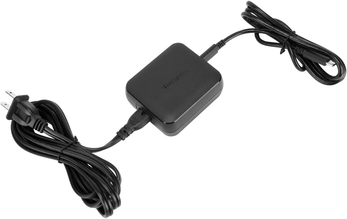 Targus 65W USB-C/USB-A Charger, Fast Charging, Power Delivery
