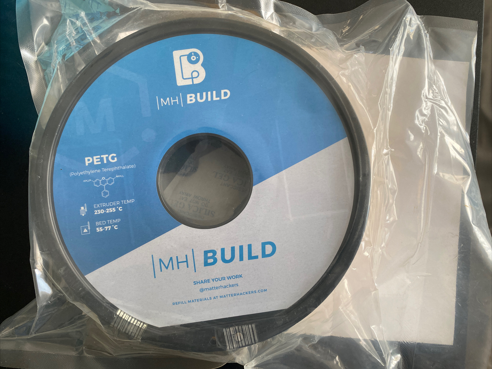YELLOW MH Build Series PETG Filament - 3.00mm 1KG (in package)