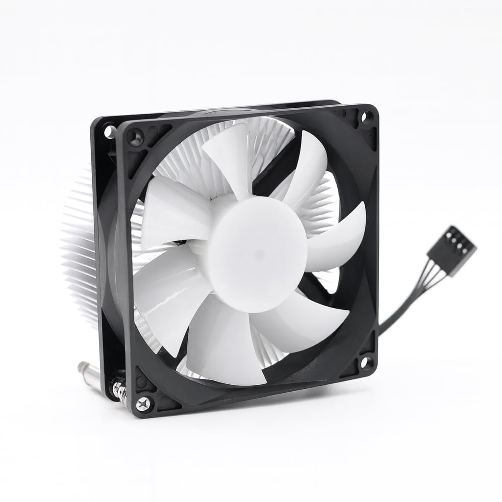 80mm RGB CPU Cooler Universal Quiet Fan Intel LGA 1200 1150 1151 1155 1156 4Pin