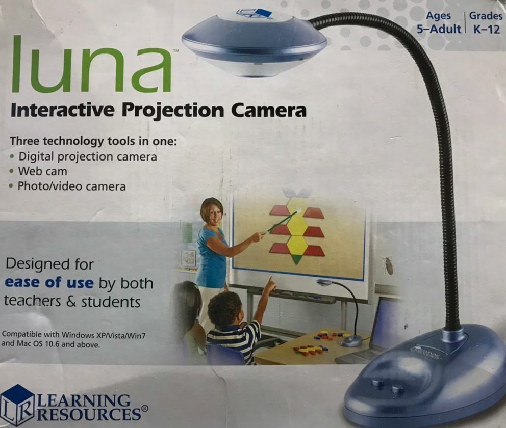 Learning Resources Luna Digital Interactive Projection Camera Photo Video Webcam