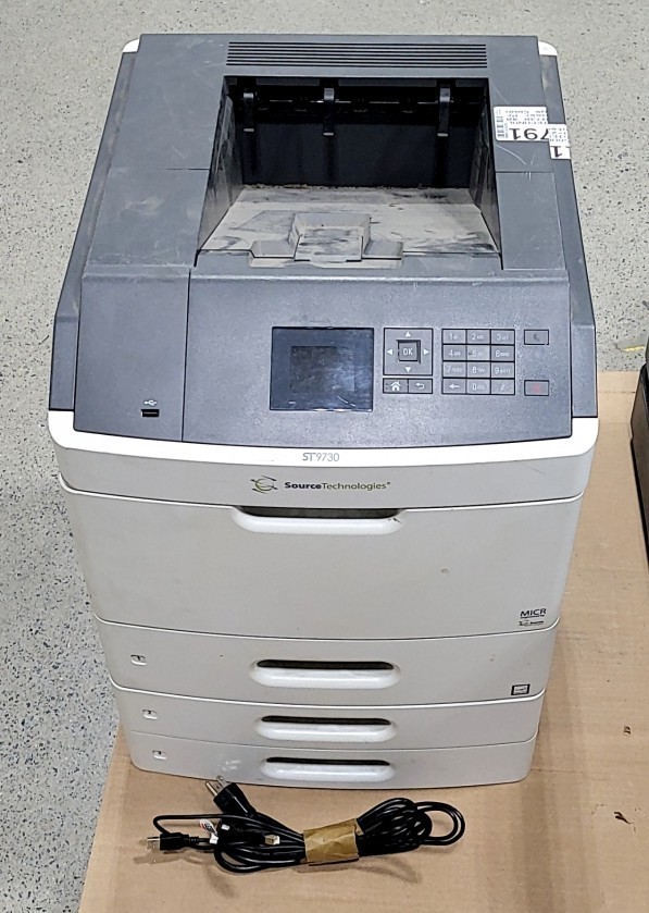 SOURCE TECHNOLOGIES ST9730 4063-210 Laser Printer Page Count 30K SEE NOTES