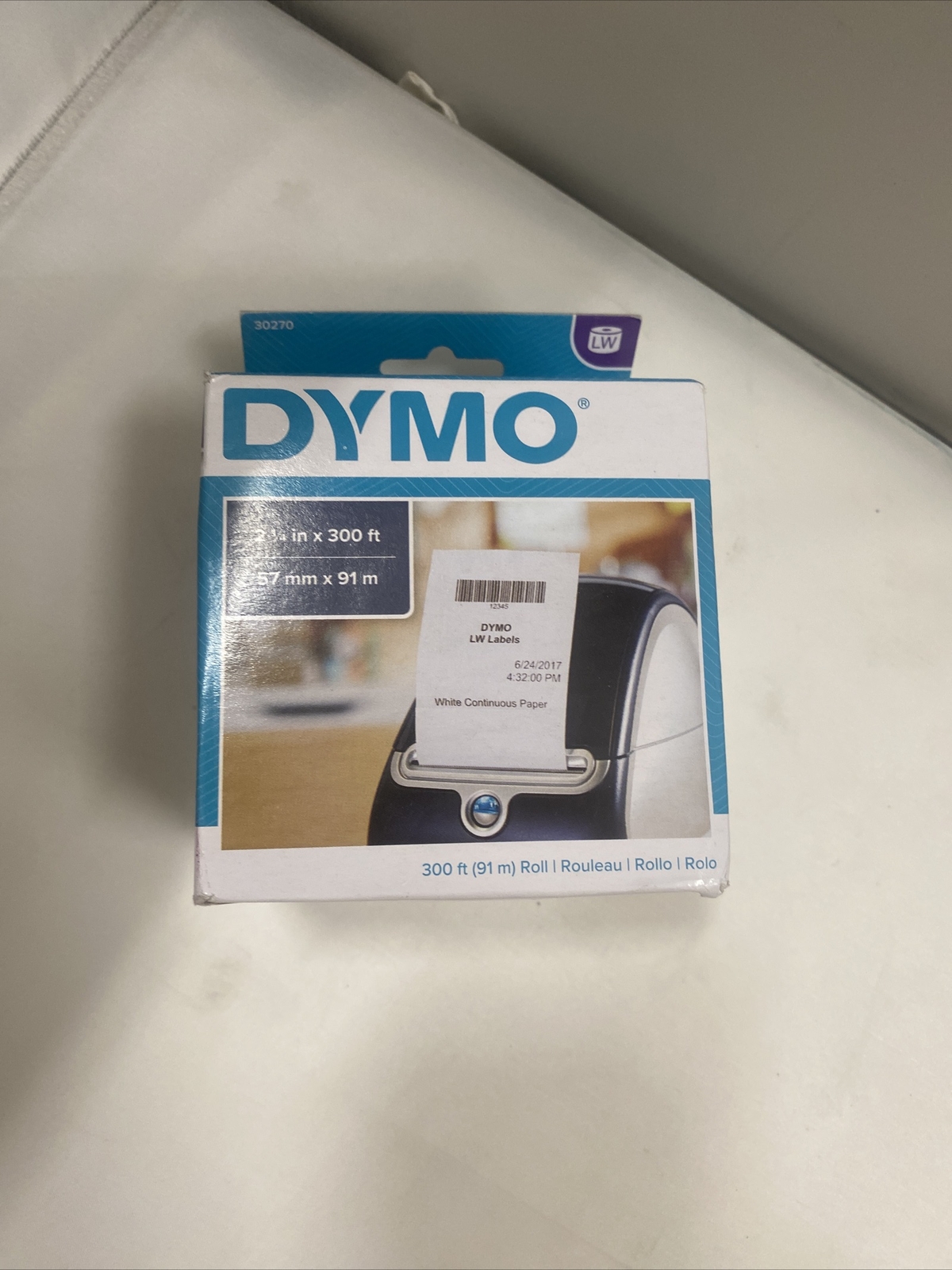 DYMO LW Continuous Labels for LabelWriter Label Printers, White,"2-1/4" x...