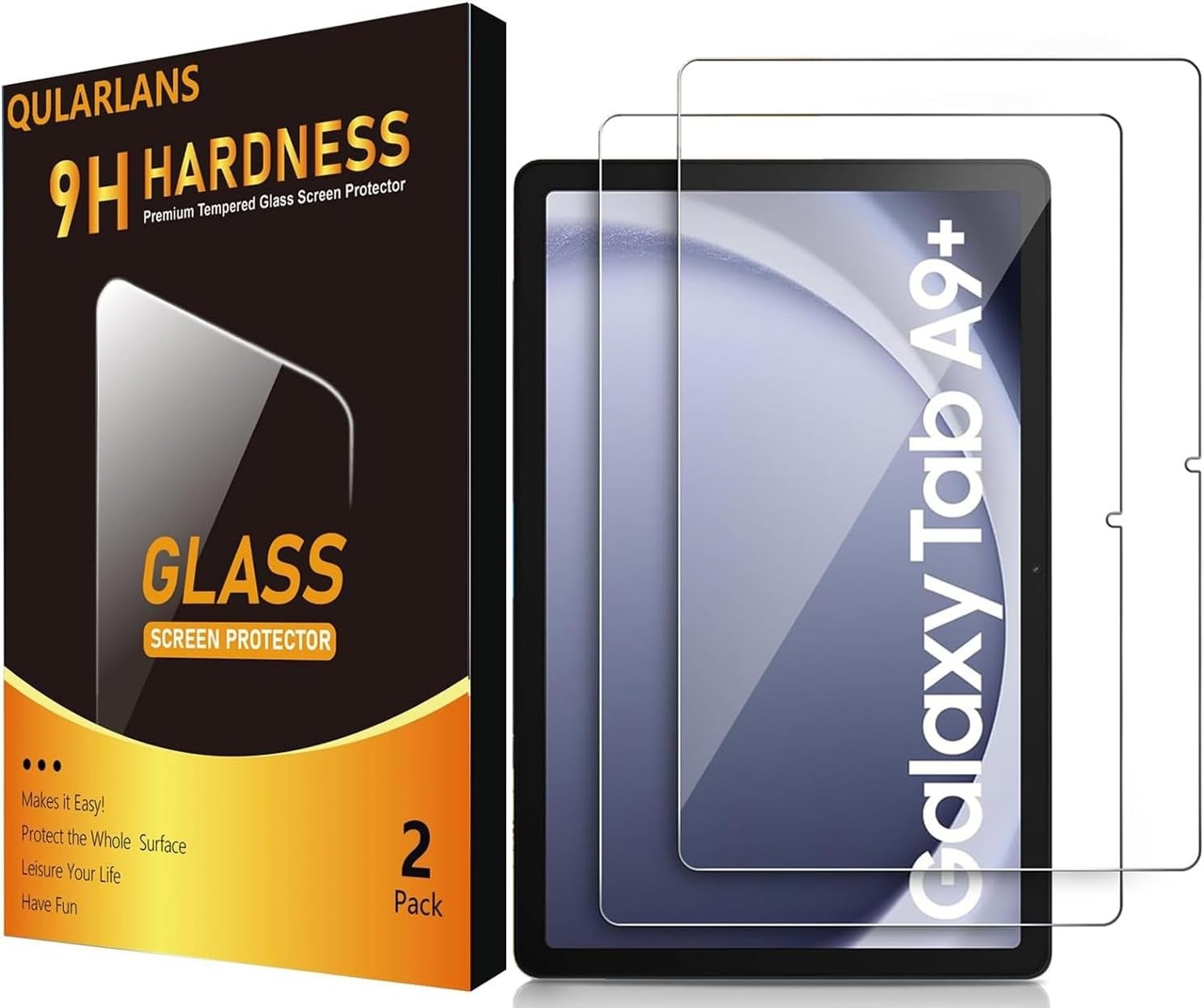 2 PCS for Samsung Galaxy Tab A9 Plus Anti-Scratch 9H Hardness Screen Protector